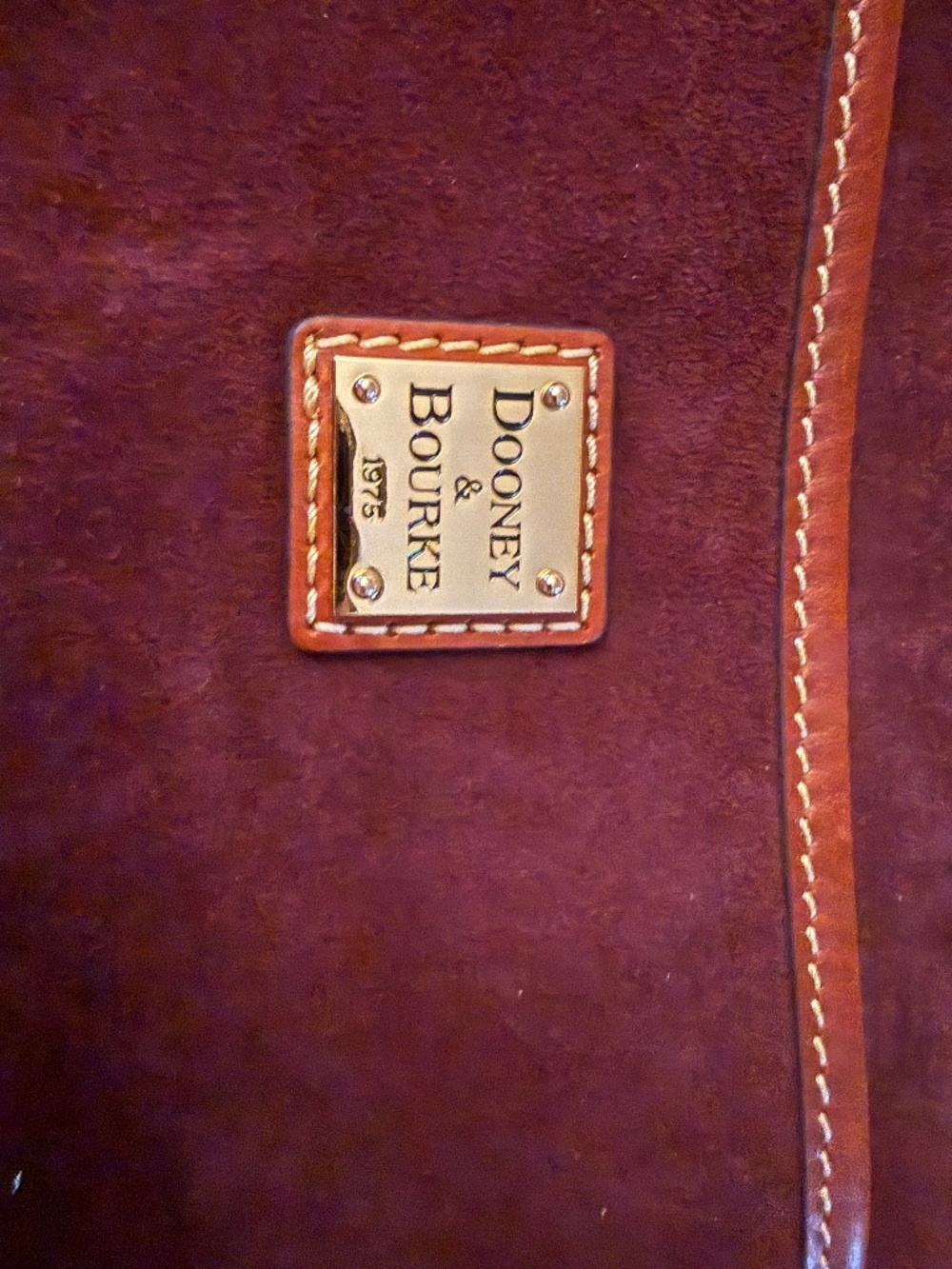 Dooney&Bourke suede crossbody bag